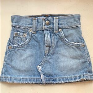 Levi’s little girl jean skirt
